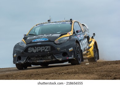 SAN PEDRO, CA - SEP 20: Nelson Piquet Jr. At The Red Bull GRC Global Ralleycross In San Pedro, CA On September 20, 2014