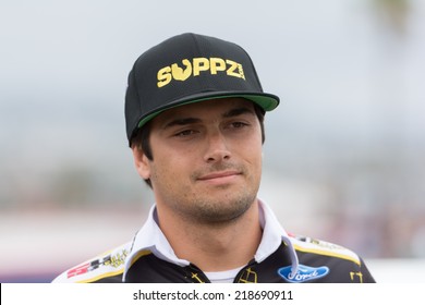 SAN PEDRO, CA - SEP 20: Nelson Piquet Jr Rally Driver At The Red Bull GRC Global Ralleycross In San Pedro, CA On September 20, 2014