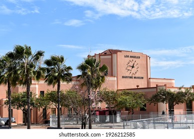 SAN PEDRO, CALIFORNIA - 06 MAR 2020: Los Angeles Maritime Museum In The Port Of Los Angeles. 