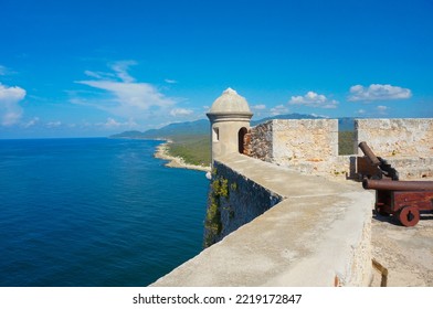                              San Pedro Fortress At Santiago De Cuba, Sea View, Santiango De Cuba Bay