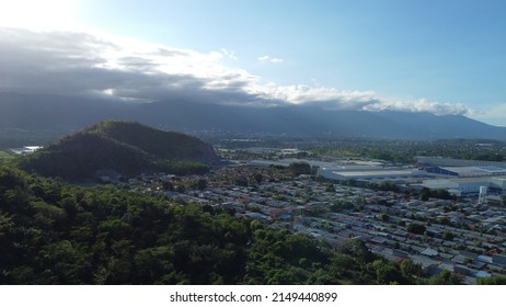 San Pedro Sula City Drone Shot