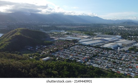 San Pedro Sula City Drone Shot