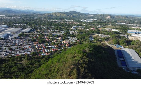 San Pedro Sula City Drone Shot