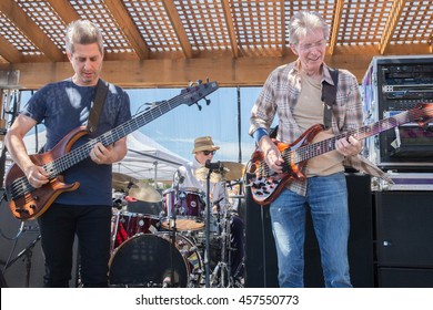 San Raphael, CA/USA - 7/17/16 : Mike Gordon Of Phish Performs With Phil Lesh Of The Grateful Dead At Terrapin Crossroads.  