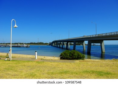 San Remo Bridge On Phillip Island In Australia