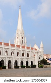 San Thome Basilica In Chennai, India.