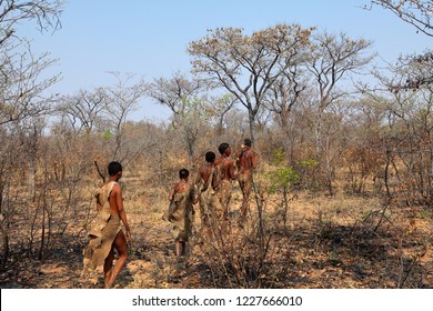 The San tribe in Namibia