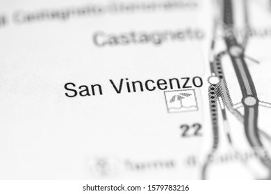 San Vincenzo Italy On Map Stock Photo 1579783216 | Shutterstock