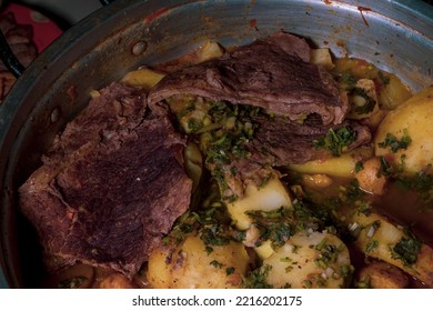 Sancocho Soup Typical Colombian Food With Beef