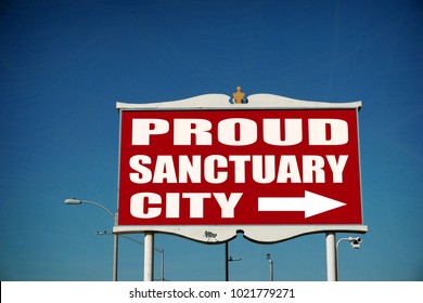   Sanctuary City Sign                             