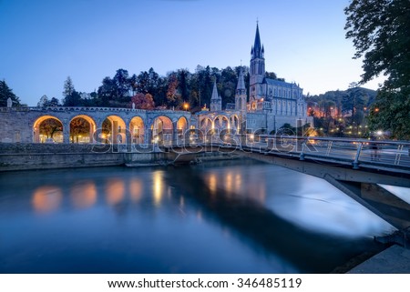Sanctuary of Our Lady of Lourdes in France
