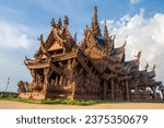 Sanctuary of Truth Museum in Pattaya Thailand Asia