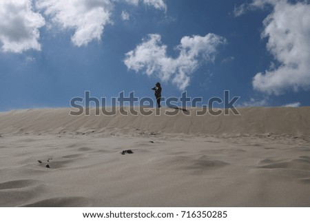 Similar – Image, Stock Photo Run to the abyss