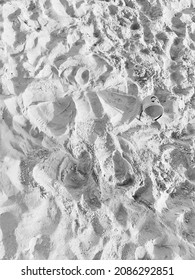 Sand Angel At The Beach