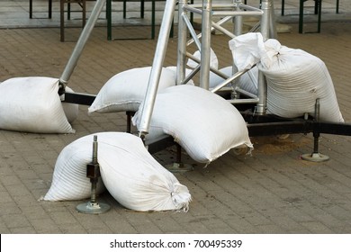 Sand Bags Are Used For Weight