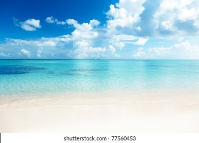 Sand Of Beach Caribbean Sea