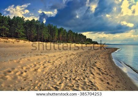 Similar – Image, Stock Photo wild Baltic coast in Poland