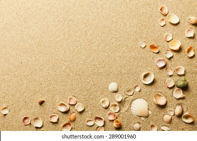 Sand, beach, sea.