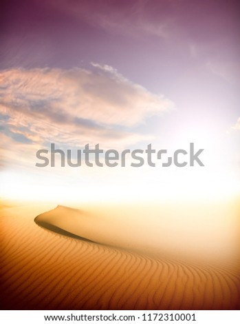 Similar – side wind Desert Sand Dune