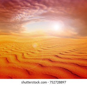 Sand Desert Lanscape