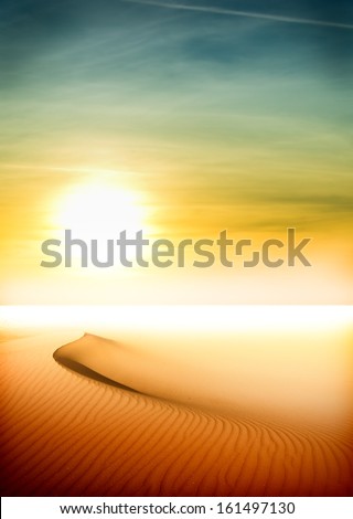 Similar – Image, Stock Photo Midnight sun at North Cape