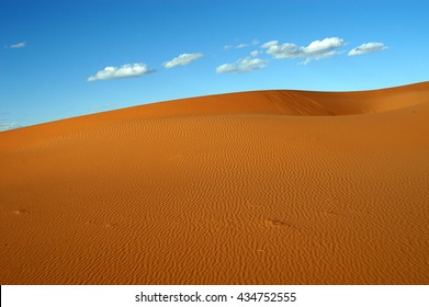 Sand Dune In Sahara Desert         