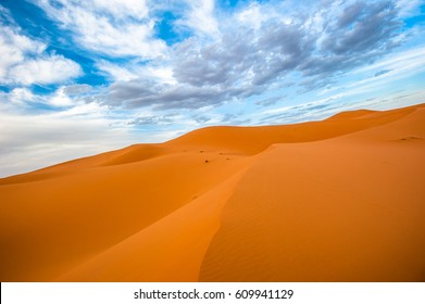 Sand dunes of Erg Chebbi, Morocco - Shutterstock ID 609941129