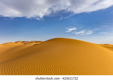 Sand dunes of Erg Chebby, Merzouga, Morocco - Shutterstock ID 423611722