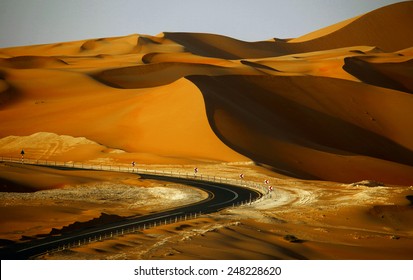 Sand Dunes In Liwa, UAE