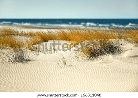 Similar – Landschaft mit Dünen auf der Insel Amrum