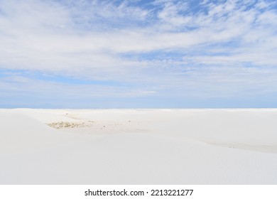 Sand Dunes On A Partly Cloudy Day 