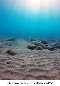 Sand Dunes On The Sea Floor