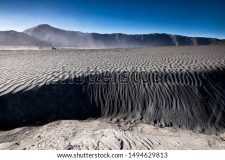 Similar – Image, Stock Photo Gravel road to Cofete on Fuerteventura