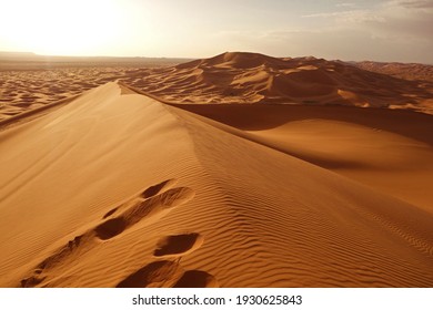 Sand dunes in the Sahara Desert - Morocco

