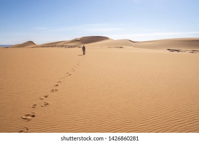 Sand Dunes In The Sahara Desert Of Northern Chad.