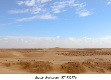 Sand dunes of the Sahara Desert, outside Layounne, Western Sahara