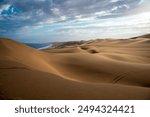 sand dunes of sandwich harbour, namib desert, namibia