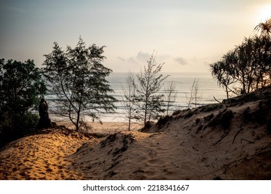 Sand Dunes View In Chumphon Thailand