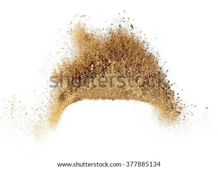 Sand explosion