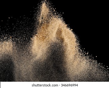 Sand Explosion With Peak