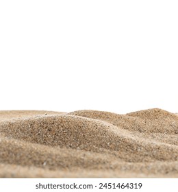 Sand isolated on white background - Powered by Shutterstock