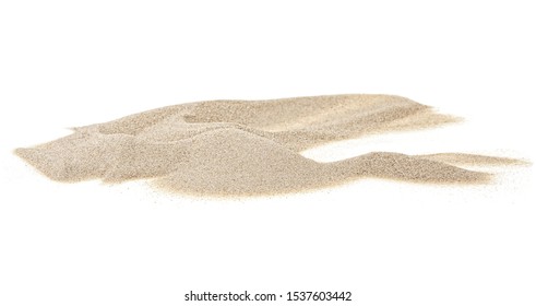 Sand Pile Isolated On A White Background