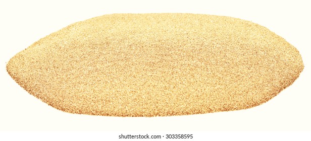 Sand Pile Isolated On White Background