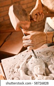 Sand Stone Carving.