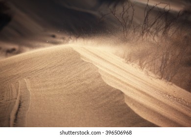 Sand Storm In The Desert