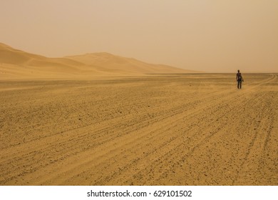 Sand Storm In Sahara Desert, Algeria