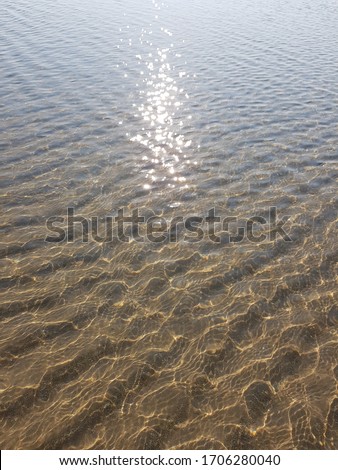 Sand texture pattern under the sea.In Thailand.
