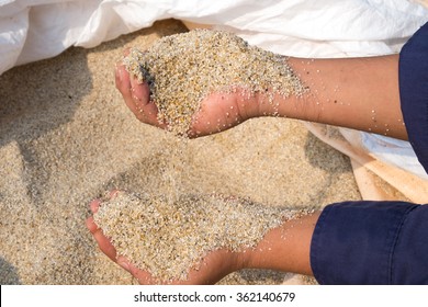 Sand for water filtration systems.water treatment system.