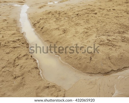 sand wet