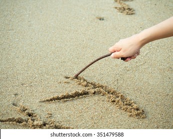 Sand Writing 